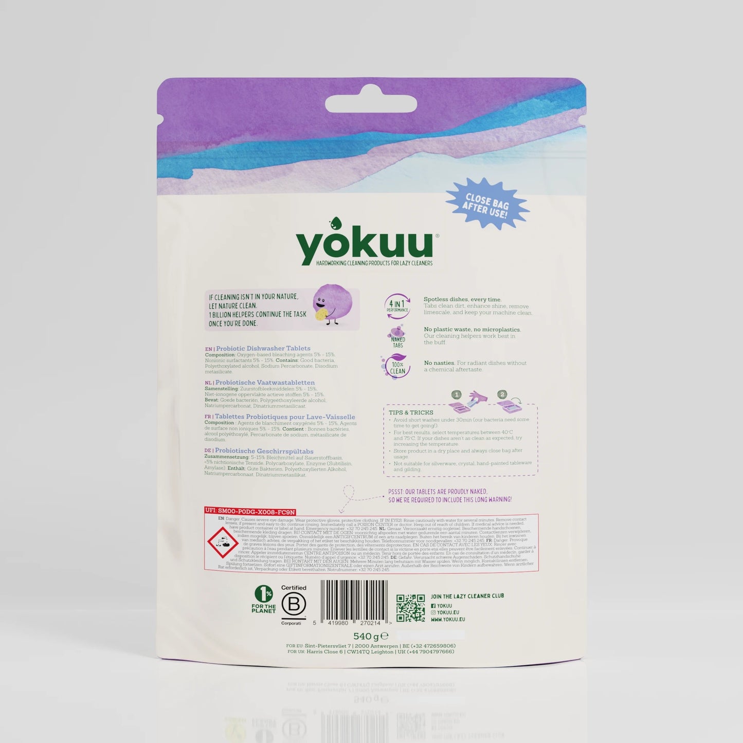 Dishwasher tablets
